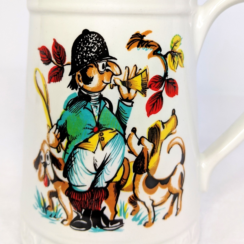 Lord Nelson Pottery England Hunter and Dogs Mug